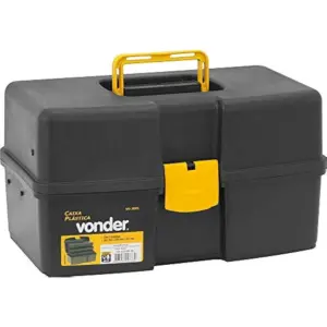 Caixa Plástica Vd 3001, com 3 Bandejas, Vonder Vdo2549 - Imagem 1