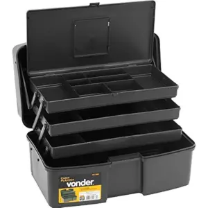 Caixa Plástica Vd 3001, com 3 Bandejas, Vonder Vdo2549 - Imagem 2