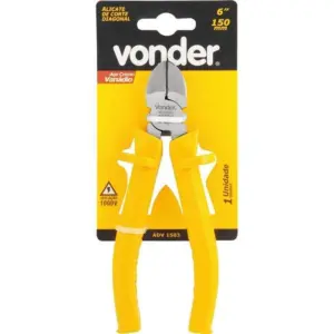 Alicate de Corte Diagonal Isolado 1000v 6" - Vonder - Imagem 3