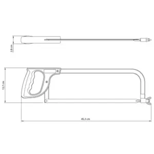 Arco de Serra Fixo 12'' Amarelo - Tramontina - Imagem 4