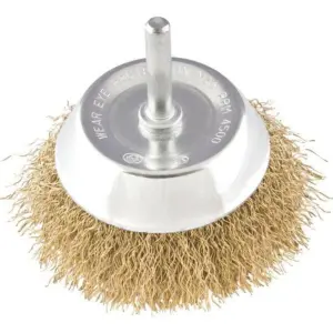 Escova Tipo Copo 2" com Haste 1/4" Aço Carbono - Vonder