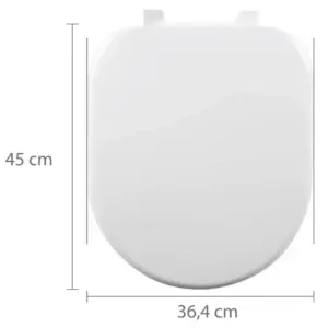 Assento Sanitário Almofadado Riviera Branco - Imagem 3