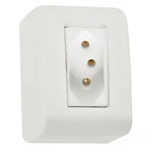 Conjunto Caixa 1 Tomada 2p + T250v/ 20a - Tramontina