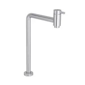 Torneira de Mesa Bica Alta de 90° para Lavatório Link Cromado Dn15