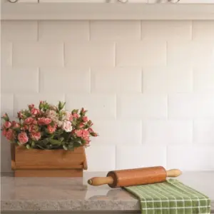 Revestimento Esmaltado Brilhante Bold Metrô White 10x20cm - Imagem 5