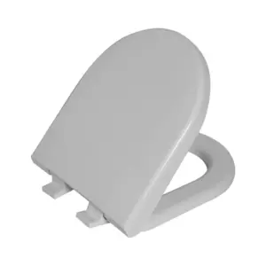 Assento Sanitário Branco 01 com Fechamento Suave Riviera
