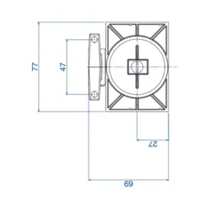 Base Monocomando Chuveiro Baixa /alta Pressão 3/4", Deca, 4493.000 - Imagem 4