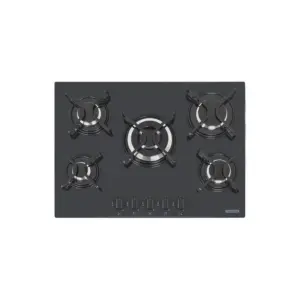 Cooktop a Gás em Vidro Temperado Preto com Acendimento Automático Penta 5 Queimadores - Imagem 4