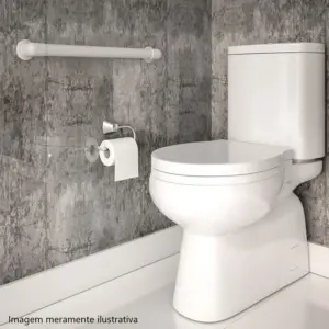 Barra de Apoio Plástica Branca 50cm