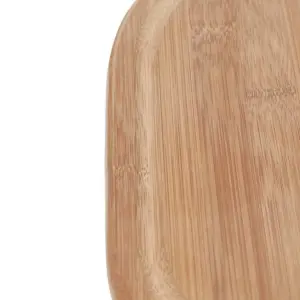 Tábua de Corte Oval de Bamboo 33 X 23cm - Mor - Imagem 4