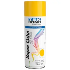 Tinta Spray Super Color Uso Geral Amarelo 350ml/250g