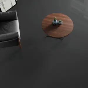 Porcelanato Polido Borda Reta Matéria Petroleo Preto 80x80cm - Imagem 4