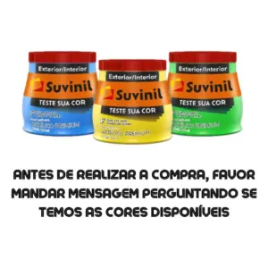 Kit com 3 Tintas Teste Sua Cor 200ml Suvinil - Imagem 3