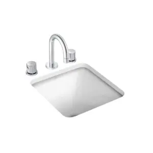 Cuba de Embutir Quadrada Branco 350 X 350 X 155mm