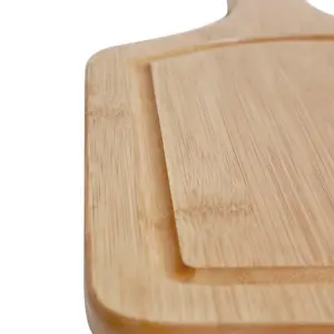 Tábua de Corte Retangular de Bamboo com Alça 50 X 30cm - Imagem 3