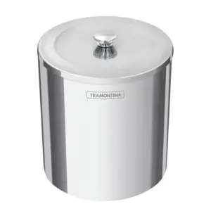 Lixeira Inox com Acabamento Polido 5l - Imagem 3