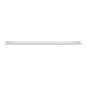 Luminária Led Slim Aço 1000x75mm 36w 6500k Branca