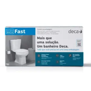 Kit Completo Vaso Sanitário com Caixa Acoplada Fast Branco - Imagem 8