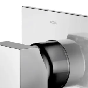 Acabamento Monocomando para Chuveiro New Edge/mínima Alta Vazão Cromado - Docol - Imagem 3