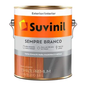 Tinta Esmalte Premium Sempre Branco Acetinado 3,6 Litros