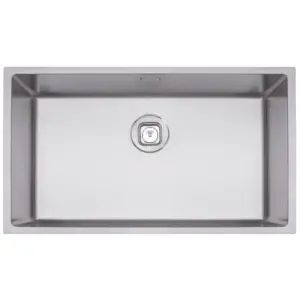 Cuba em Aço Inox com Acabamento Scotch Brite Tramontina Design Collection Quadrum 70 X 40cm - Imagem 3