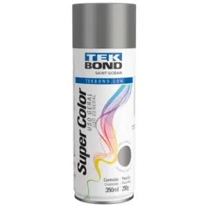 Tinta Spray Super Color Uso Geral Grafite 350ml/250g