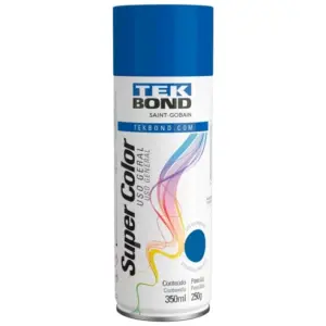 Tinta Spray Super Color Uso Geral Azul 350ml/250g