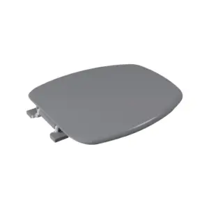 Assento Sanitário Almofadado para Louça Thema Cinza Chumbo 47 Astra - Imagem 6