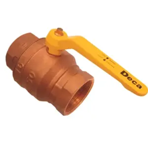 Válvula de Esfera 2'' Amarela e Bruta