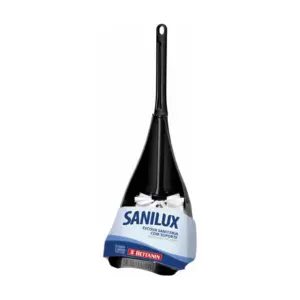 Sanilux - Escova Sanitária Plástica com Suporte, Cor Sortida, Bettanin