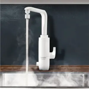 Torneira Elétrica de Mesa Essence 5500w 220v Branca - Imagem 3