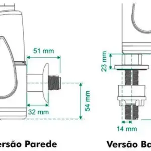 Torneira Elétrica Prima Black Touch para Mesa Ou Parede 5500w 220v - Imagem 3