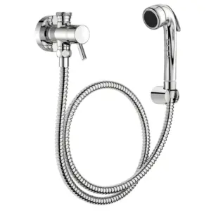 Ducha Higiênica com Registro e Derivação Cromado