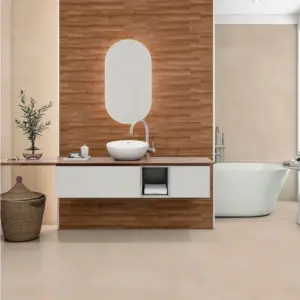 Porcelanato Acetinado Retificado Up Urban Bege 72x72cm - Imagem 4
