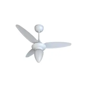 Ventilador de Teto Wind 3p Branco C/ Controle Remoto Inverter Bivolt - Ventisol