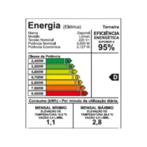 Torneira Elétrica Lumen 5500w/220v - Imagem 5