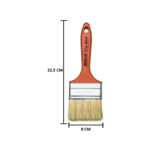 Trincha com Cerdas Brancas de 3 Polegadas, Atlas. - Imagem 3