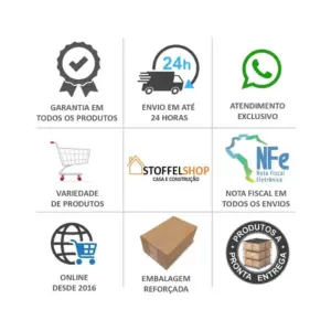 Trincha com Cerdas Brancas de 3 Polegadas, Atlas. - Imagem 4