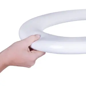 Assento Almofadado Oval Branco - Imagem 3