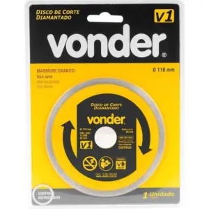 Disco Vonder Diamantado 110mm V1 Continuo 1268100000