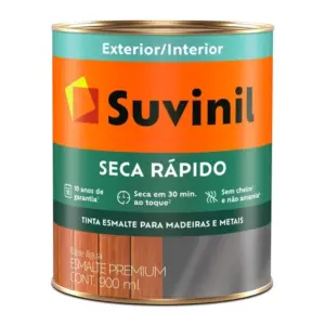 Tinta Esmalte Suvinil B.agua Cor e Prot. + Pratico Br Branco / 0,9lt