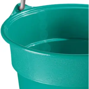 Balde Plástico de 8 Litros, Cor Verde, Linha Oba, Sanremo. - Imagem 3
