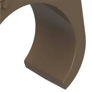 Abraçadeira para Tubo Soldável 20mm Marrom - Imagem 3