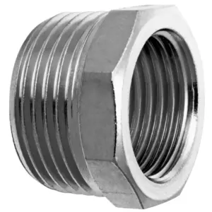 Bucha de Redução em Metal 3/4x1/2" Cromada