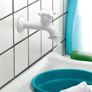 Torneira para Tanque e Jardim com Bico União Brio Branco 1/2 - Lorenzetti - Imagem 3