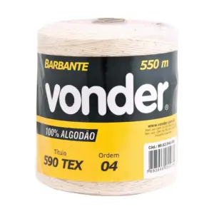 Barbante de Algodão 4 X 6 Vonder Vonder