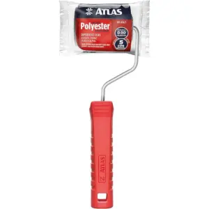 Garfo e Rolo de Espuma para Pintura, 5 Cm, Cor Cinza, Atlas.