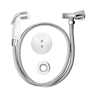 Ducha Higiênica com Ligação Inox e Registro 1,2m