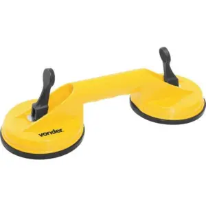 Ventosa de Plástico Dupla 50 Kgf 110mm - Vonder