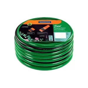 Mangueira Tramontina Pvc com Engate e Esguicho Flex 20m Verde